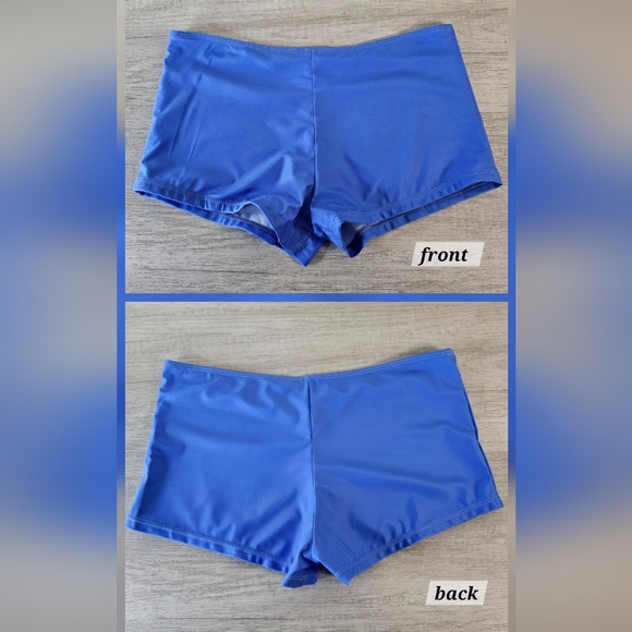 Colorful Tankini Swimdress Set Criss Cross Back Boyshorts Tropical Women's Large - Picture 7 of 16